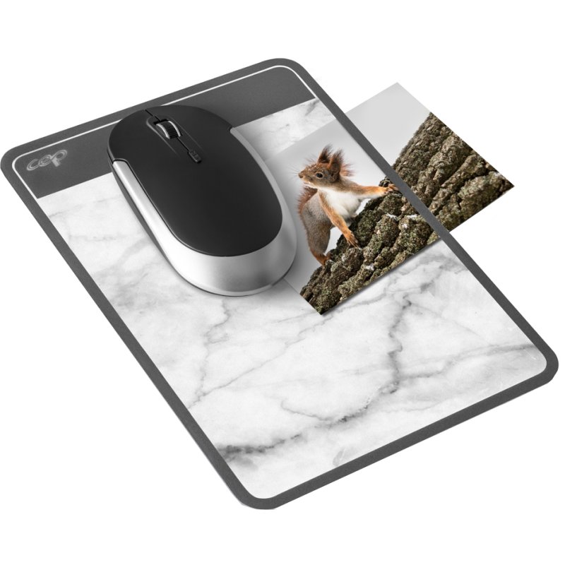 CEP muismat mineral, grijs/lichtgrijs marmer